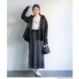 ソフトスウェットフレアパーカー | coca | 詳細画像14 