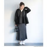 ソフトスウェットフレアパーカー | coca | 詳細画像16 