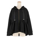 ソフトスウェットフレアパーカー | coca | 詳細画像3 