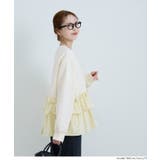 ソフトスウェット異素材フリルパーカー | coca | 詳細画像17 