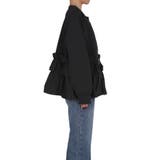 ソフトスウェット異素材フリルパーカー | coca | 詳細画像5 