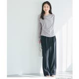 とろみ素材で魅せる、大人のとろみドレープカットソー | coca | 詳細画像8