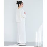 立体感で差がつく、膨れジャカードスウェットトップス〈セットアップ対応〉 | coca | 詳細画像13