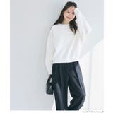 立体感で差がつく、膨れジャカードスウェットトップス〈セットアップ対応〉 | coca | 詳細画像10