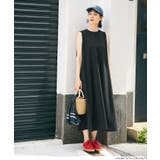 ライトエンボスマキシ丈ノースリーブワンピース レディース | coca | 詳細画像8