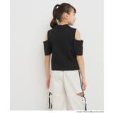 肩あきハーフジップTシャツ | coca | 詳細画像12 