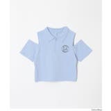 肩あきハーフジップTシャツ | coca | 詳細画像15 