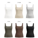 OUT BRA ベーシックタンクトップ | coca | 詳細画像25 