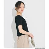 リブ半袖カーディガン レディース | coca | 詳細画像5 