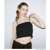 [Black] | OUT BRA ベアトップス | coca