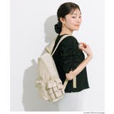 フリルデザインが目を惹く 大人かわいいフリルリュック | coca | 詳細画像5 