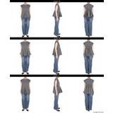 異素材切り替えペプラムTシャツ | coca | 詳細画像15 