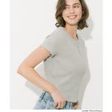 シンプルな着こなしが様になる、ヘンリーネックTシャツ | coca | 詳細画像19 