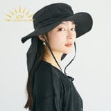【撥水・紫外線対策】機能性に優れたUVカット撥水サファリハット | coca | 詳細画像1 