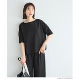 〈予約開始〉軽やかで夏も快適なライトエンボス半袖ワイドT【田中里奈様着用】 | coca | 詳細画像13 