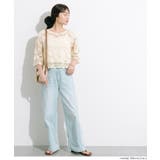 カギ編み5分袖プルオーバー レディース | coca | 詳細画像4 