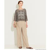 カギ編み5分袖プルオーバー レディース | coca | 詳細画像10 