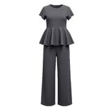 ライトエンボスペプラムオールインワン レディース | coca | 詳細画像2 