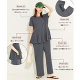 ライトエンボスペプラムオールインワン レディース | coca | 詳細画像5 