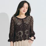 軽やかに羽織れる、涼しげなカギ編みカーディガン | coca | 詳細画像1 