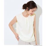 [Ivory] | ノースリーブタックブラウス【伊藤千晃様着用】 | coca