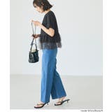 シルキータッチチュールドッキングトップス | coca | 詳細画像12 