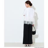 シルキータッチチュールドッキングトップス | coca | 詳細画像7 