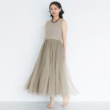 チュールドッキングキャミワンピース | coca | 詳細画像1