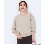 ライトエンボスドルマンVネックT | coca | 詳細画像15