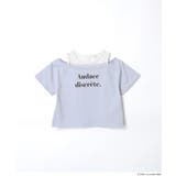 レースドッキング肩あきTシャツ | coca | 詳細画像14 