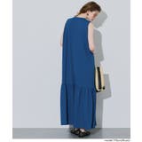 ライトエンボスノースリーブティアードワンピース | coca | 詳細画像13