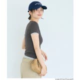 とろみUネックリブTシャツ | coca | 詳細画像12 