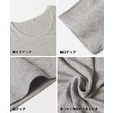 とろみUネックリブTシャツ | coca | 詳細画像21 
