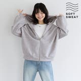 【YOUTH】ソフトスウェットダブルジップパーカー | coca | 詳細画像1