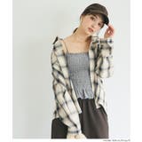 OUT BRA ベロアカップ付きシャーリングキャミ  | coca | 詳細画像17 