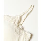 OUT BRA ベロアカップ付きレースキャミソール | coca | 詳細画像19 