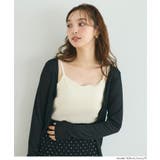 OUT BRA ベロアカップ付きレースキャミソール | coca | 詳細画像8 