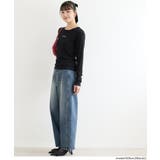 裏起毛リブワンポイント刺繍トップス(46-260633402-04) | coca | 詳細画像12
