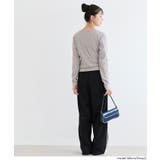 裏起毛リブワンポイント刺繍トップス(46-260633402-04) | coca | 詳細画像5
