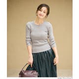 ＼26aw新色登場／軽量ニット クルーネックラウンドヘム【西山茉希様着用】 | coca | 詳細画像12 