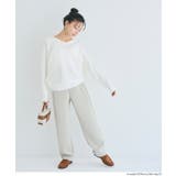 シリーズ累計79万枚突破！しっとり柔らかな素材のドルマンVネックニット | coca | 詳細画像17 