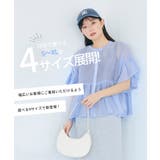 【26ss新色登場】シアー素材が涼しげに映える、シアーフリルブラウス【田中里奈様… | coca | 詳細画像3