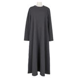 エンボス長袖Aラインワンピース | coca | 詳細画像3 