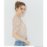 シアードットで華やぐ 袖シャーリングTOPS | coca | 詳細画像8