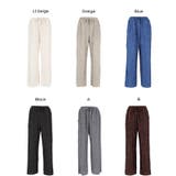〈26ss新色登場〉セルフカット可◎スリムウェーブパンツ | coca | 詳細画像28 