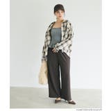 ＼26aw新色登場／エンボス加工ワイドパンツ【速乾・イージーケア】 | coca | 詳細画像6 