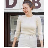 ［Ivory］ | ＼新色登場／クルーネックニット | coca