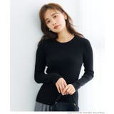 ［Black］ | ＼新色登場／クルーネックニット | coca