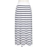 シャリ感サマーニットボーダースカート | coca | 詳細画像2