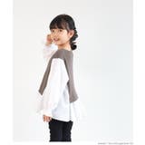 キッズ 親子お揃いニットベストドッキングブラウス | coca | 詳細画像14